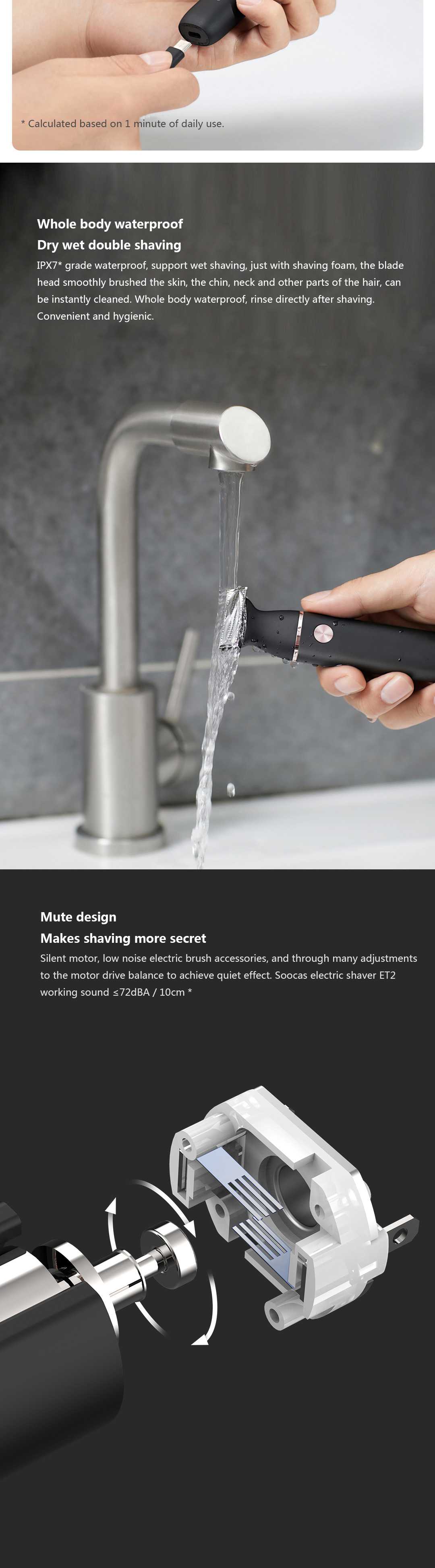 Soocas ET2 Multi-Purposed Electric Shaver