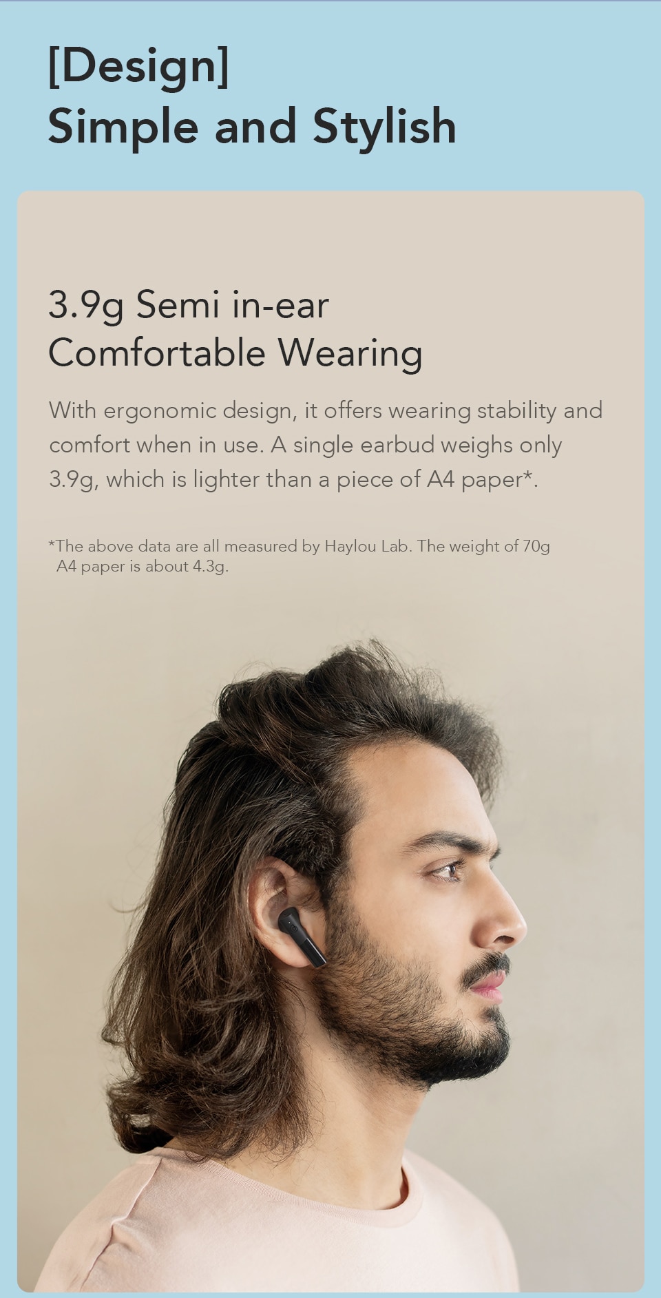 Haylou GT6 Automatic Pairing Bluetooth 5.2 Earphones