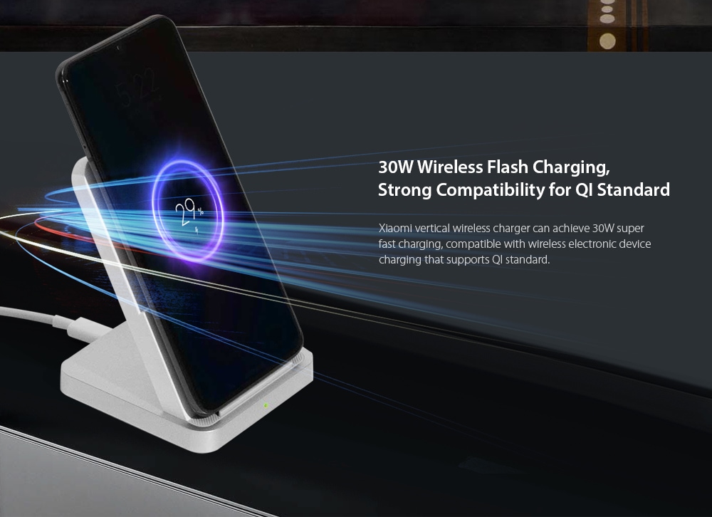 Xiaomi Vertical Mute Air-cooled Wireless Charger Wholesale - By Rucas