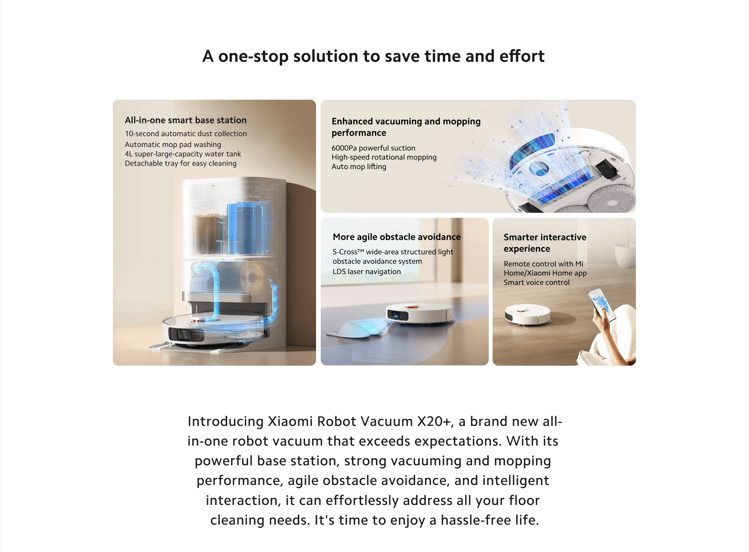 Xiaomi Robot Vacuum X20+ 2 Ruchas Xiaomi Robot Vacuum X20+