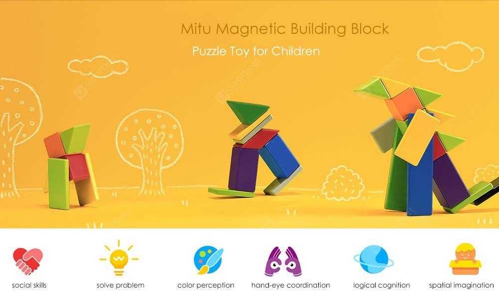 Xiaomi MiTU MTWJ02MT Wooden Track Building Block Toy- Multi Xiaomi MiTU MTWJ02MT Wooden Track Building Block Toy- Multi