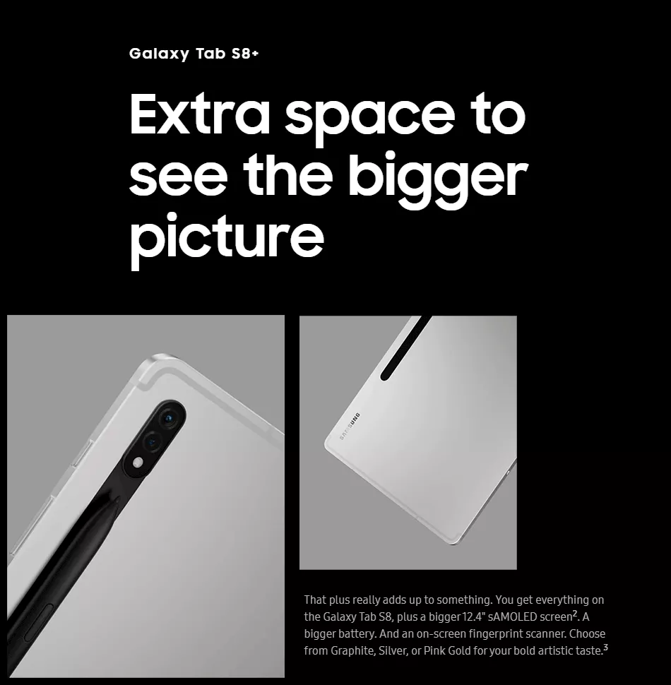 Samsung Galaxy Tab S8+ Smart Phone