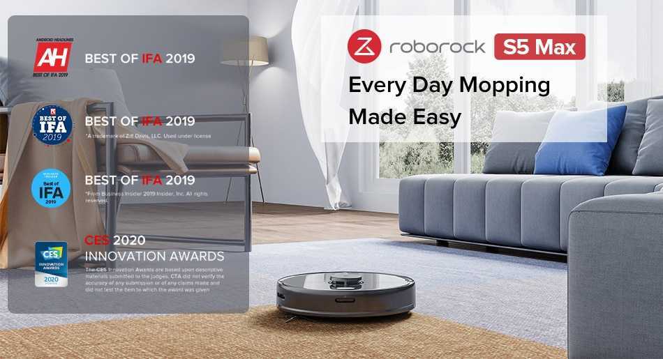 Xiaomi Roborock S5 Max Robot Vacuum Cleaner Wholesale