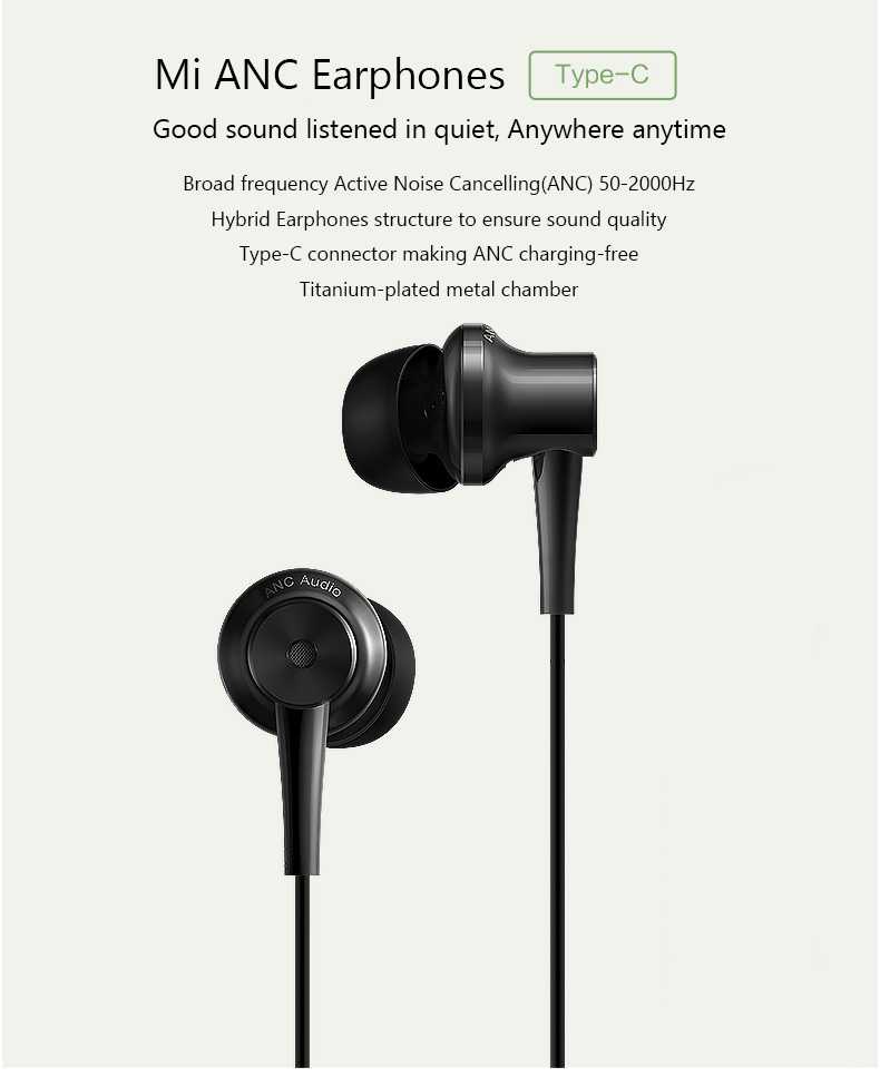 Xiaomi ANC Earphones Hybrid USB Type C Headphones